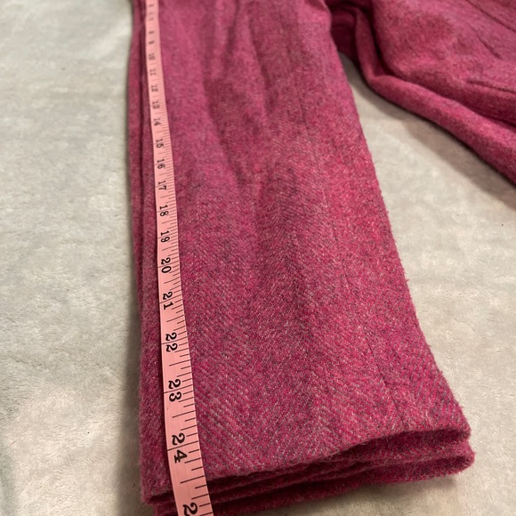 Talbots Raspberry-Pink Tweed Blazer with Gold Buttons - Picture 9 of 9